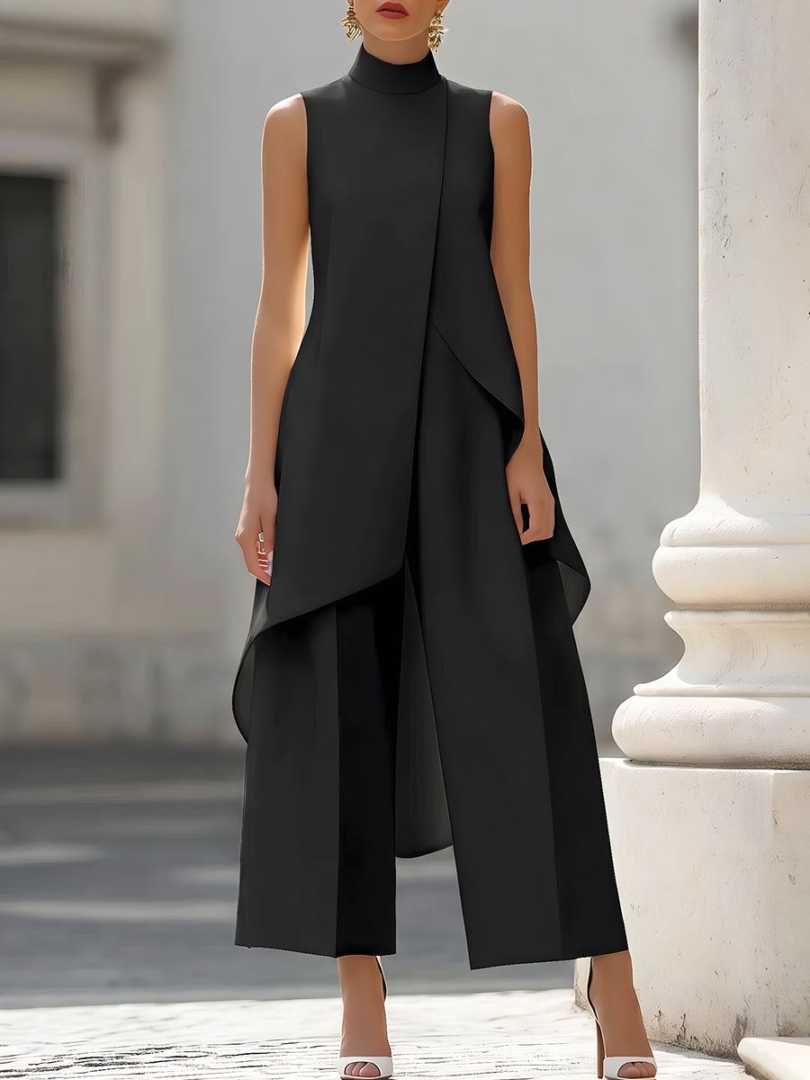 Catalina | Conjunto Elegante de Cuello Alto