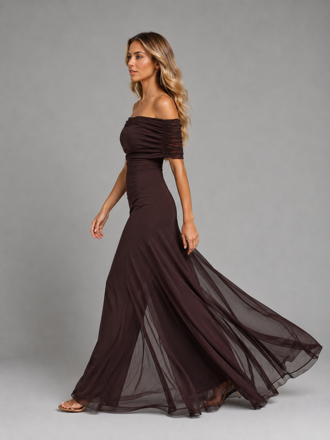 Constanza | Vestido con Hombros Descubiertos